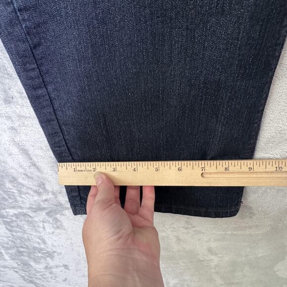 NYDJ Jeans Womens 22W Dark Wash Straight Plus Stretch Made in USA Denim Zip Fly - Picture 12 of 12